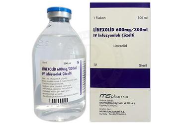 LINEXOLID 600 mg/ 300 ml IV. INF çözelti içeren 1 flakon { MS Pharma } kutu görseli