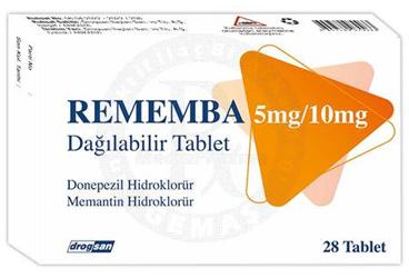 REMEMBA 5 MG-10 mg DAGILABILIR tablet (10 tablet) kutu görseli