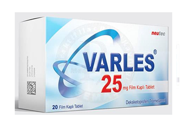 VARLES 25 mg 20 film kaplı tablet { Neutec Inhaler } kutu görseli