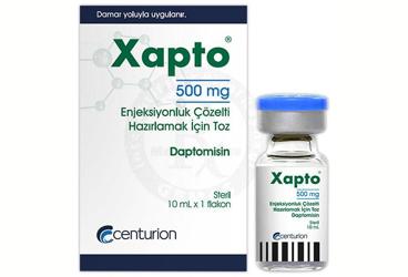 XAPTO 500 mg enjeksiyonluk çözelti hazırlamak için toz (1 flakon) kutu görseli