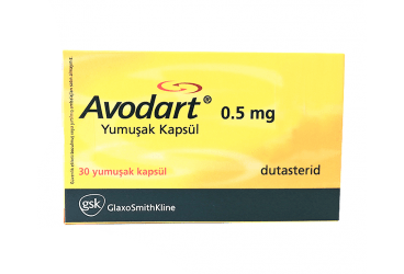 AVODART 0.5 mg 30 yumuşak kapsül kutu görseli