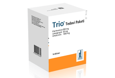 TRIO 6x14 blister tedavi paketi kutu görseli