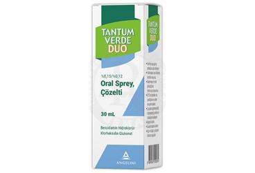 TANTUM VERDE DUO % 0.15 / % 0.12 oral sprey.çözelti (30 ml) kutu görseli