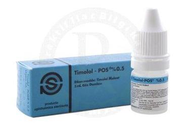 TIMOLOL-POS %0.50 5 ml göz damlası kutu görseli