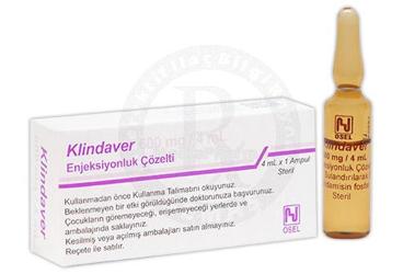 KLINDAVER 600 mg 1 ampül kutu görseli
