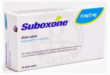 SUBOXONE 8 mg/2 mg 28 dilaltı tablet {Schering-plough} kutu görseli